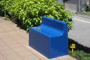 FRPプール設備　ベンチ