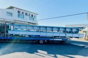 FRP大型水槽　養殖用