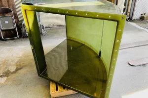工場設備　FRP換気用ダクト